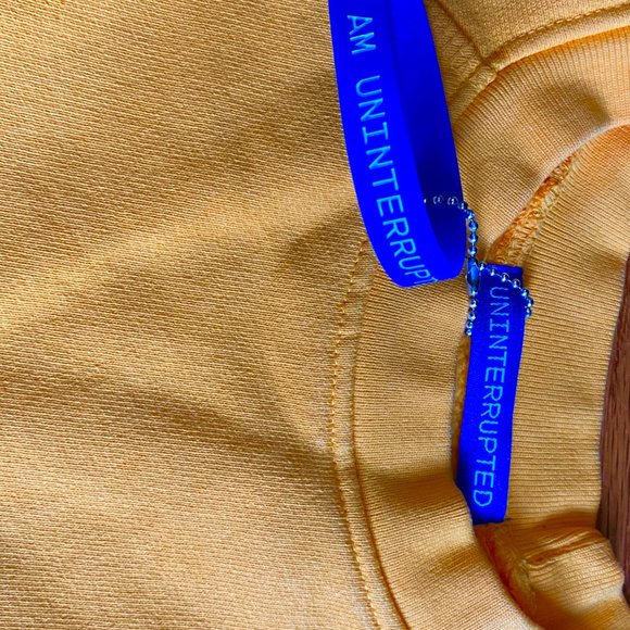 Uninterrupted Men's Yellow Long Sleeve Round Neck Sweatshirts Size XL(LIKE NEW) - Picture 5 of 6